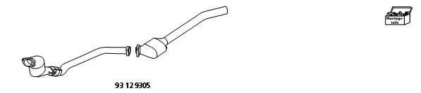 Příd.zařízení, katalyzátor/filtr pevných části(Kombi-systém)